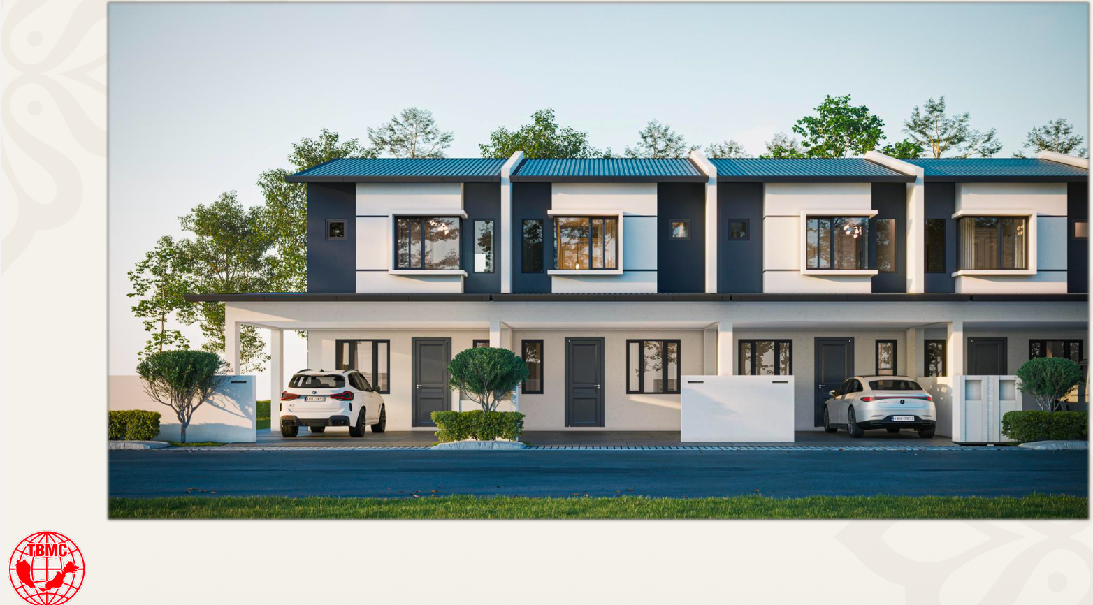 Artist's impression of D'Batik Tuaran double-storey terrace homes