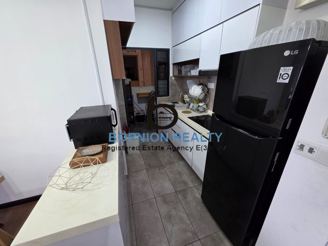 Fitted kitchen inside Maya Condominium