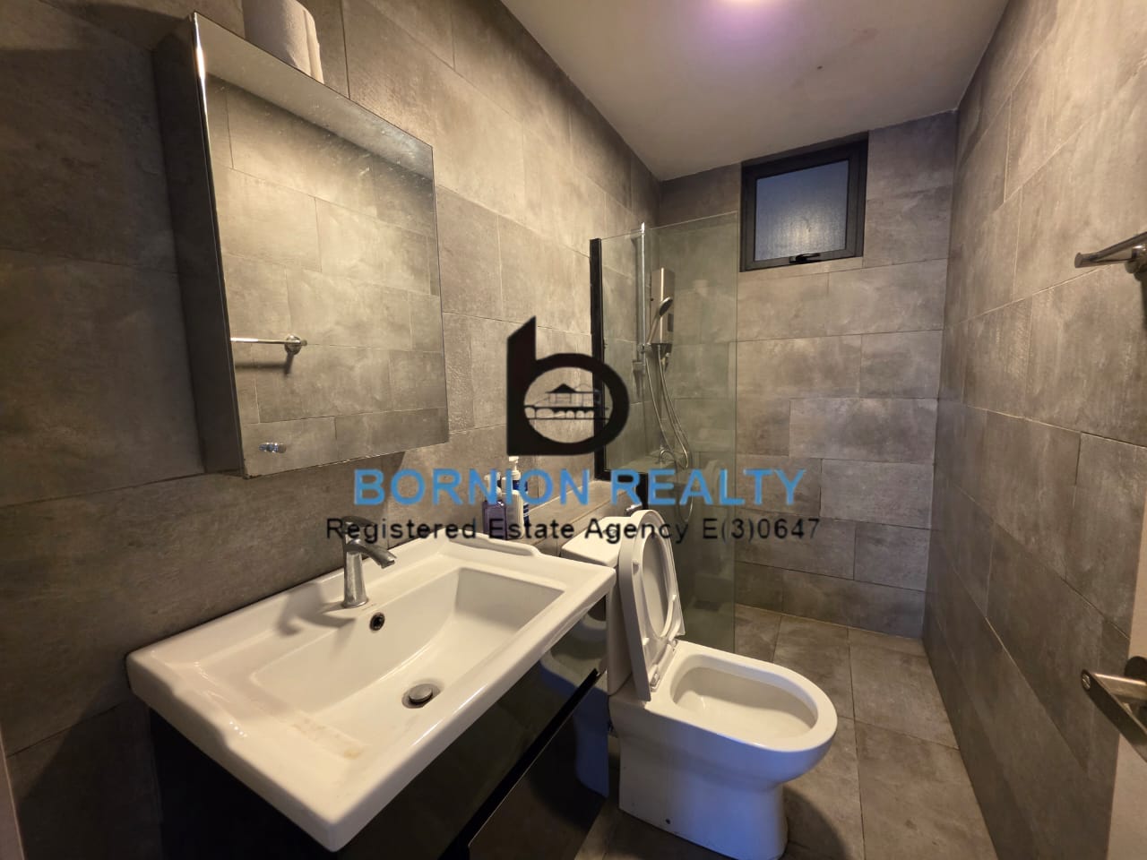 Second view of the bathroom inside Maya Condominium