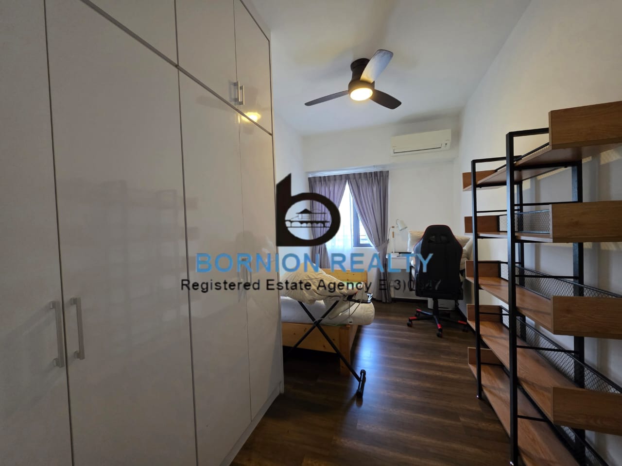 Bedroom and study area inside Maya Condominium