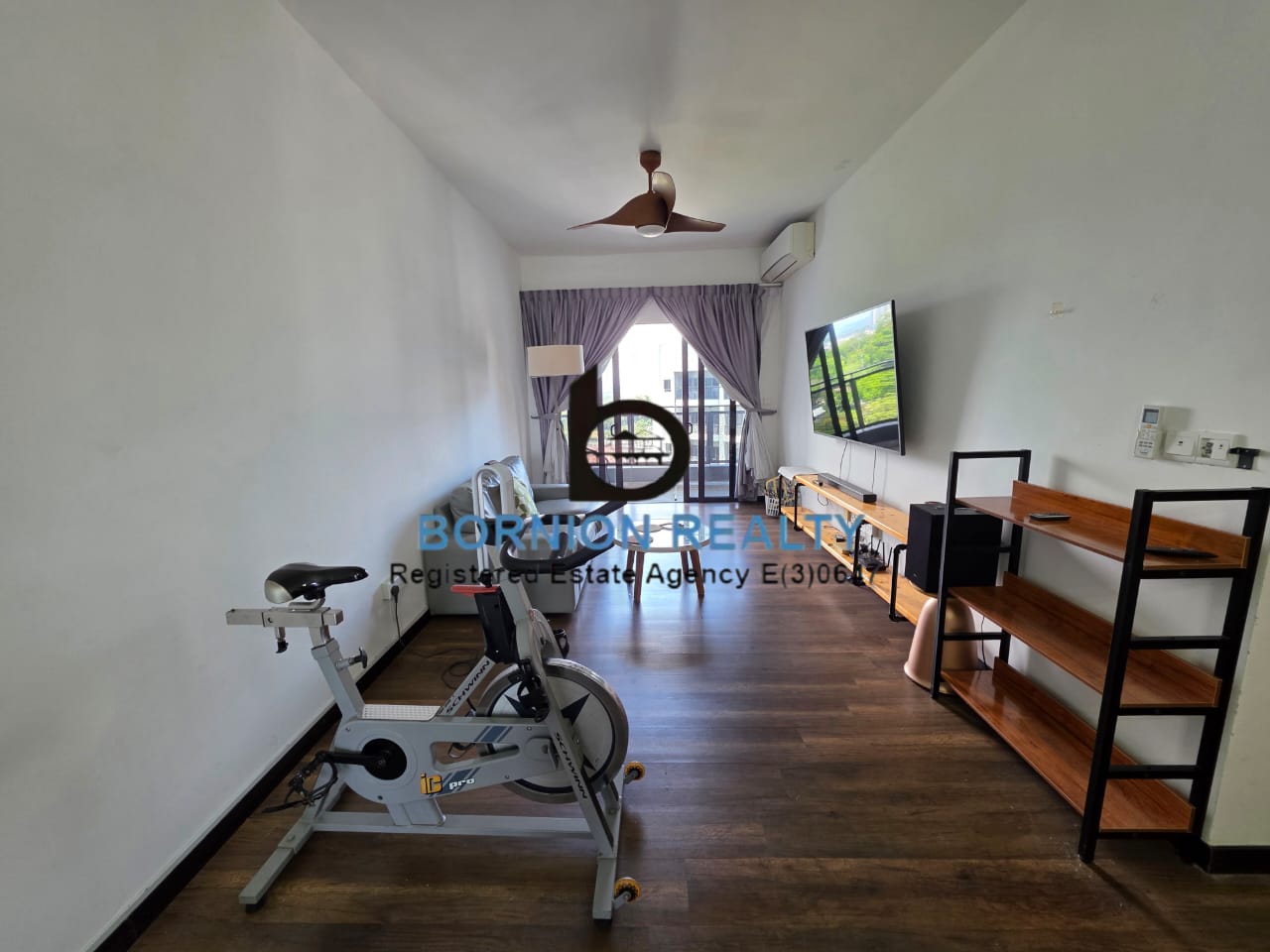 Living area inside Maya Condominium