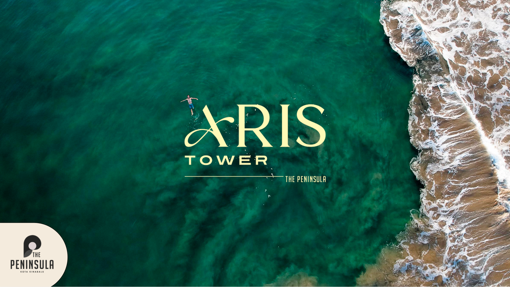 Aris Tower branding for The Peninsula Kota Kinabalu