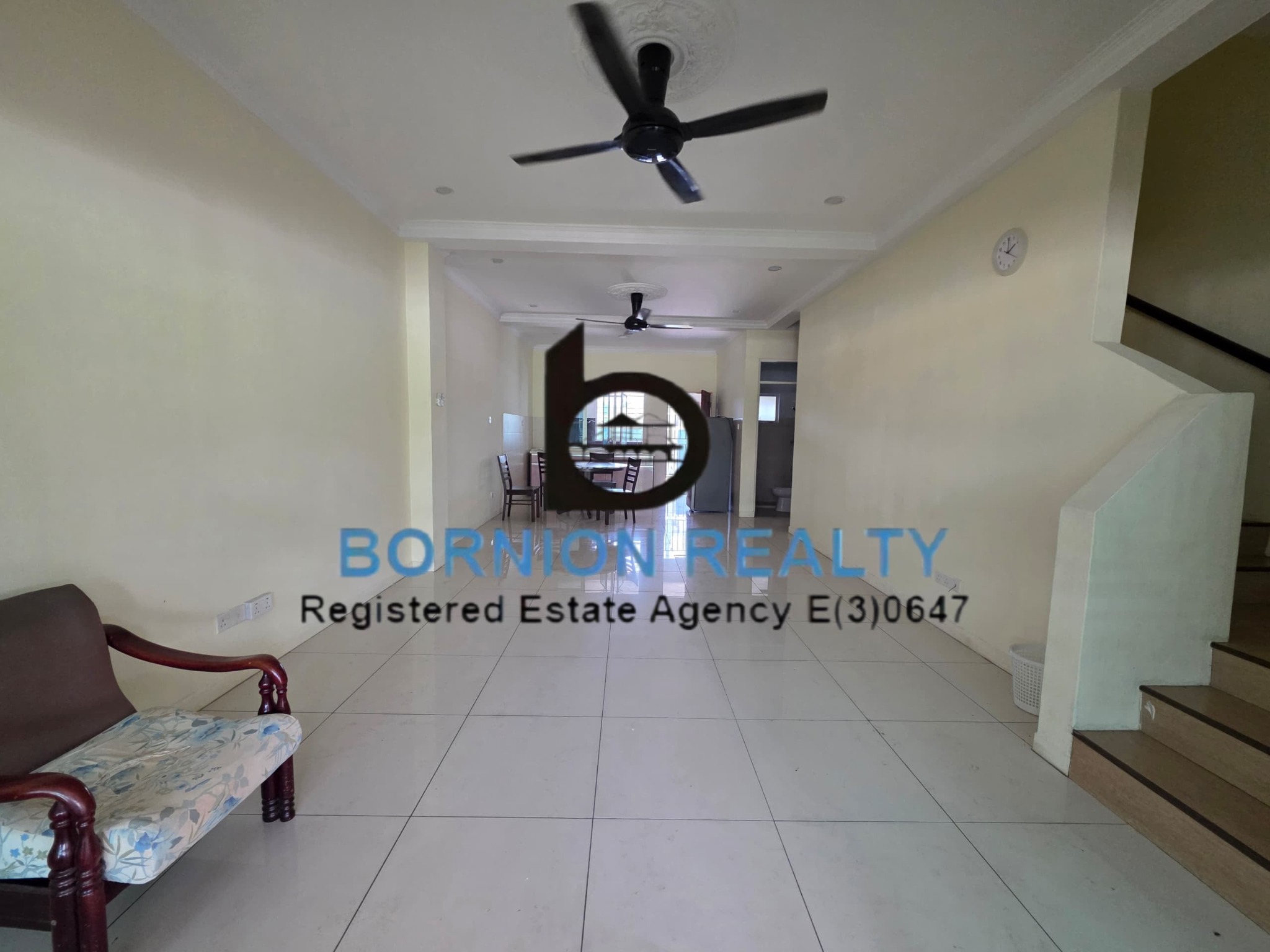 Spacious living and dining area at Taman Rimba Bandar Sierra